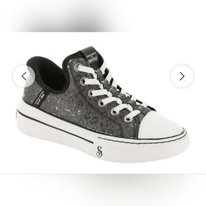 Womens Sparkle Leopard Snoop Dogg Skechers X Slip In Shoes Sz 9 Brand New